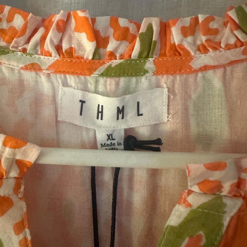 THML Multi Color Ruffle Dress NWT - Picture 2 of 4